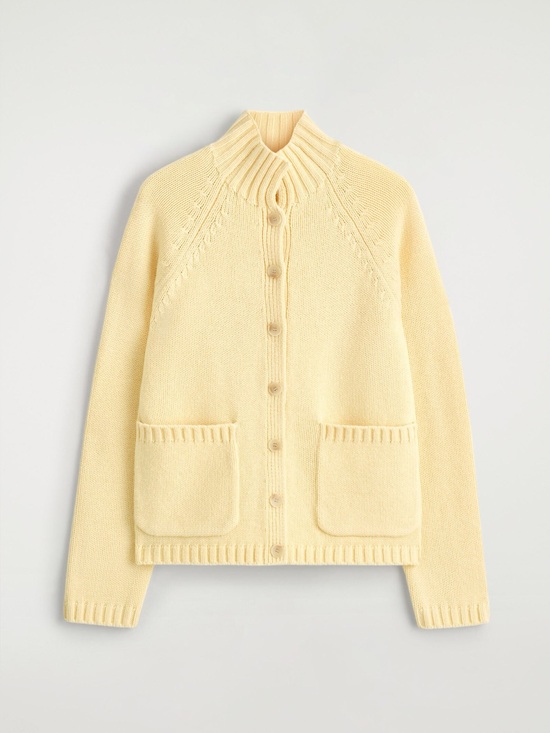 COS Sweaters - COS MERINO WOOL FUNNEL-NECK CARDIGAN